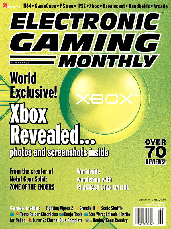 Electronic Gaming Monthly Issue 139 (February 2001) cover